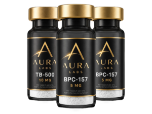 Recovery Stack: BPC-157, TB-500, and KPV research peptide vials