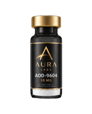AOD-9604 10 MG research peptide vial - Aura Labs