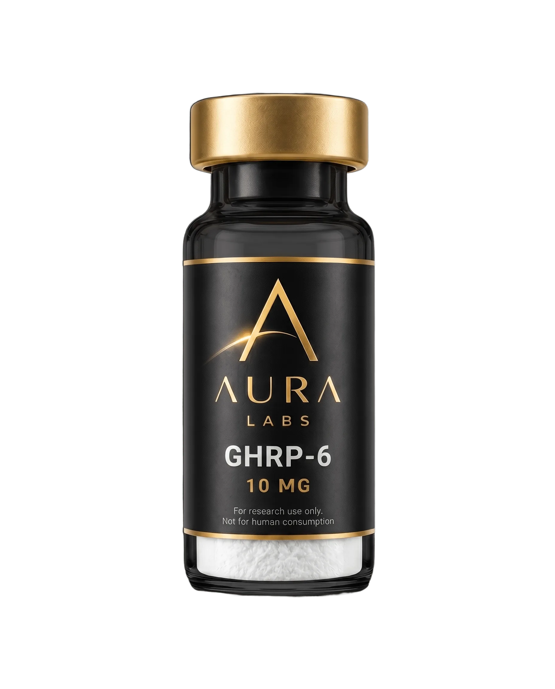 GHRP-6 10 MG research peptide vial - Aura Labs