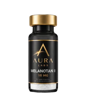 Melanotan II 10 MG research peptide vial - Aura Labs