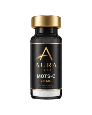 MOTS-c 20 MG research peptide vial - Aura Labs
