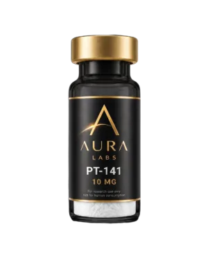 PT-141 10 MG research peptide vial - Aura Labs