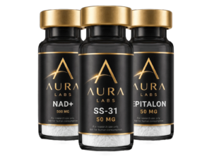 Longevity Stack Standard: NAD+ 500mg + Epitalon 50mg + SS-31 50mg