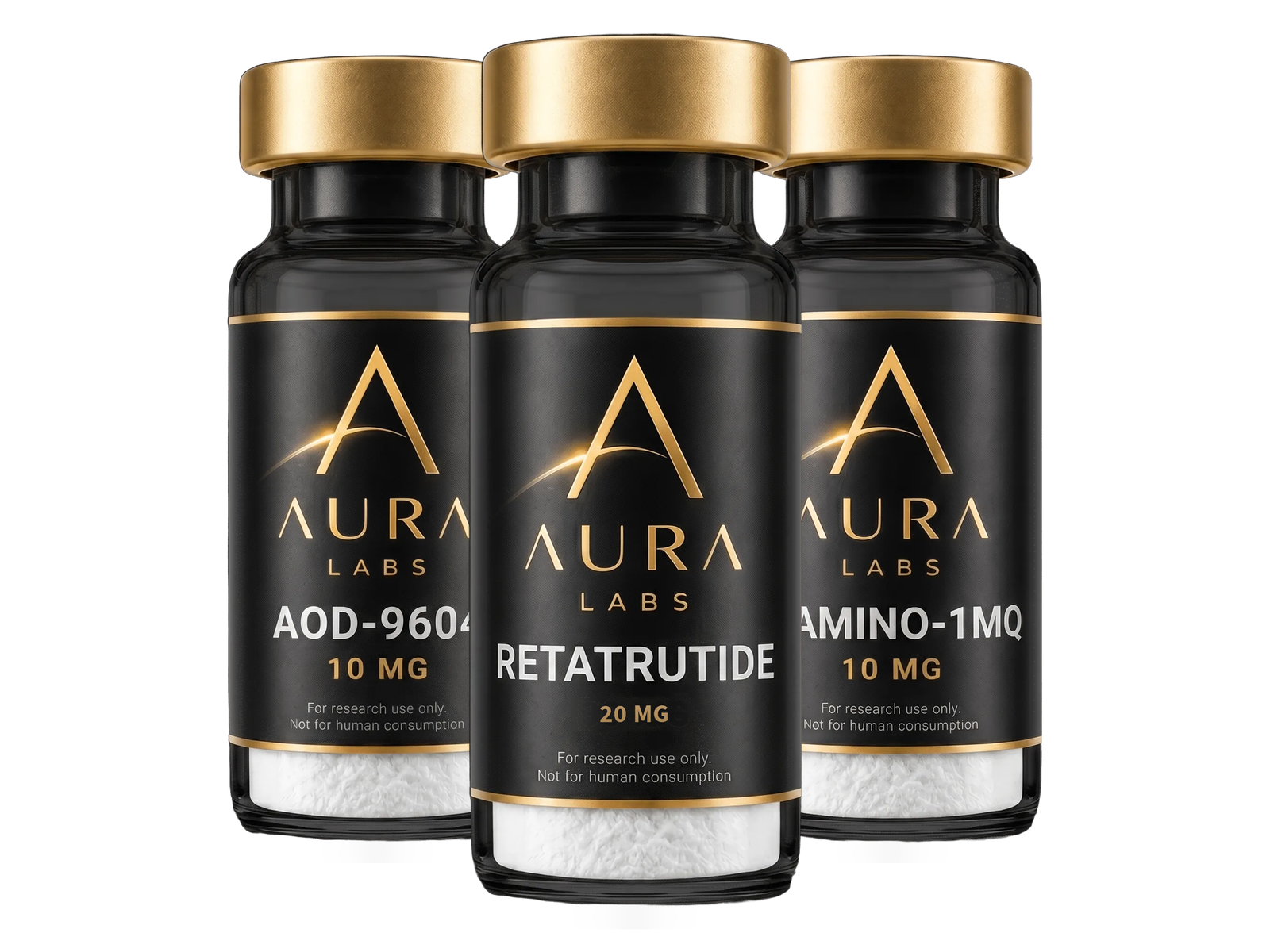 Metabolic Stack Standard: Retatrutide 20mg + AOD-9604 10mg + 5-Amino-1MQ 10mg